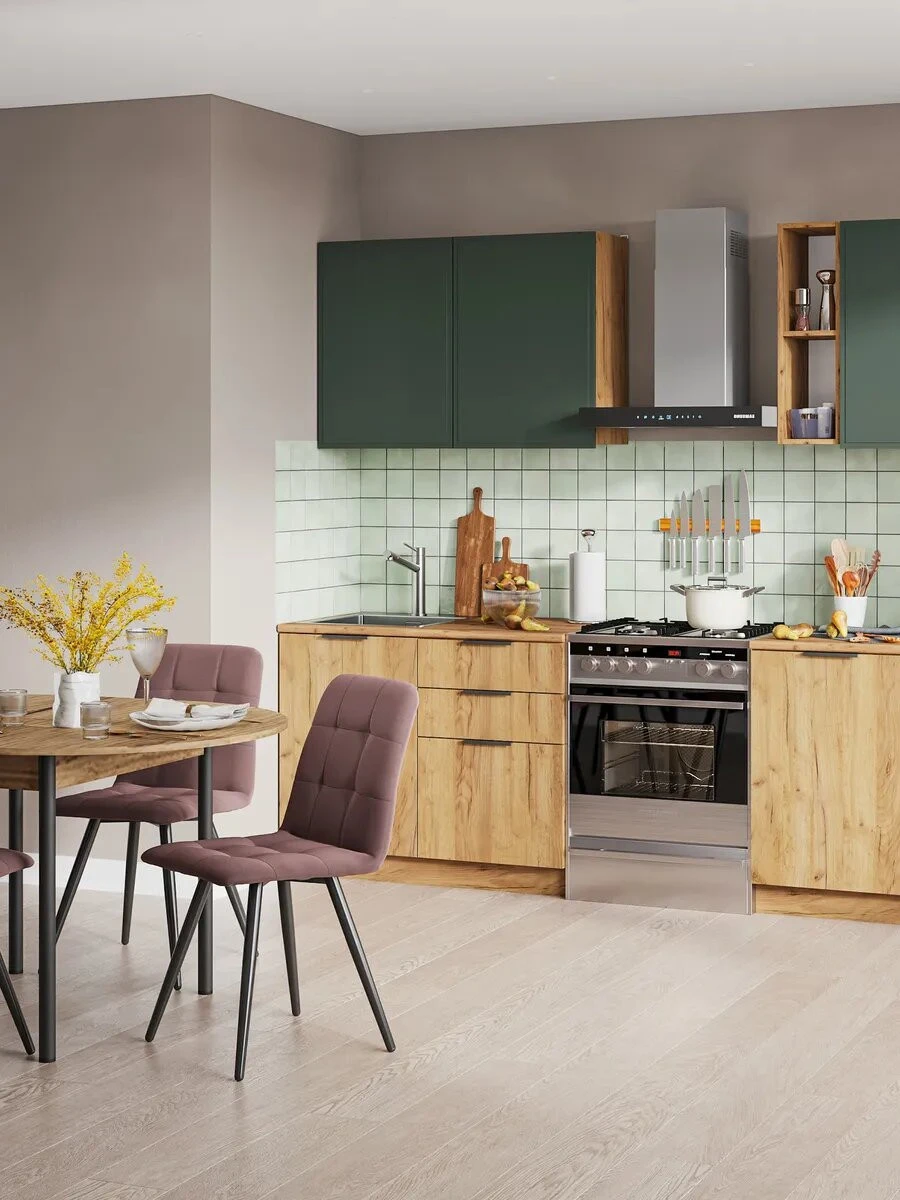 Кухонный гарнитур Стендмебель "Монтана", 2м, современный стиль